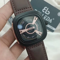 Belleda Men's Leather Strap Watch - Seven Friday Model