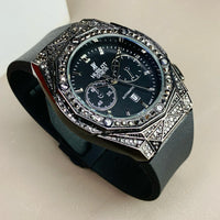 Diamond Branded Mens Watches - Black Case