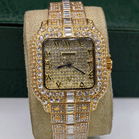 Branded Arabic Diamond Watch For Men's