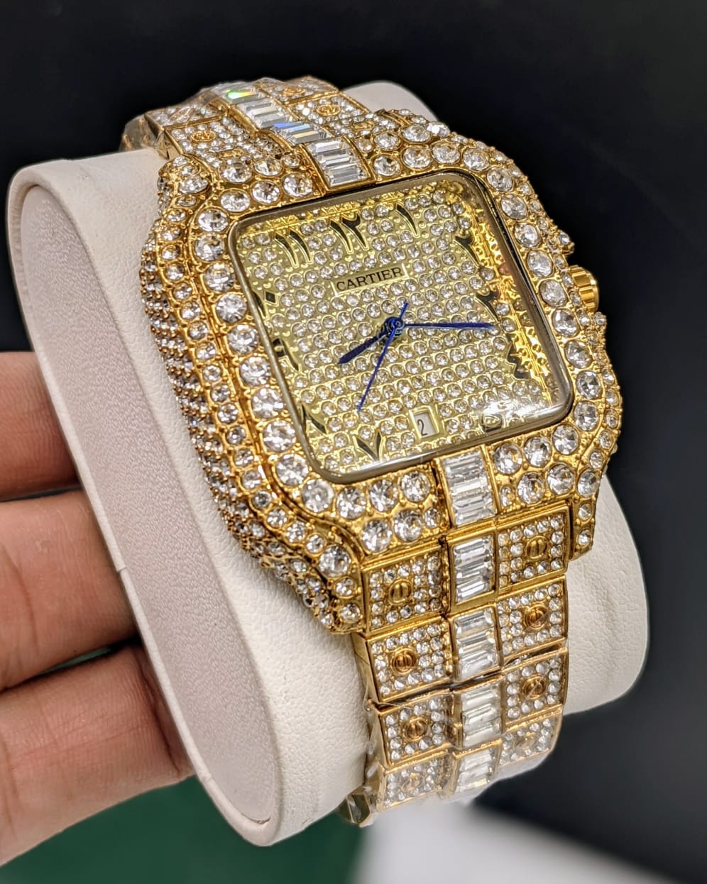 Branded Arabic Diamond Watch For Men's