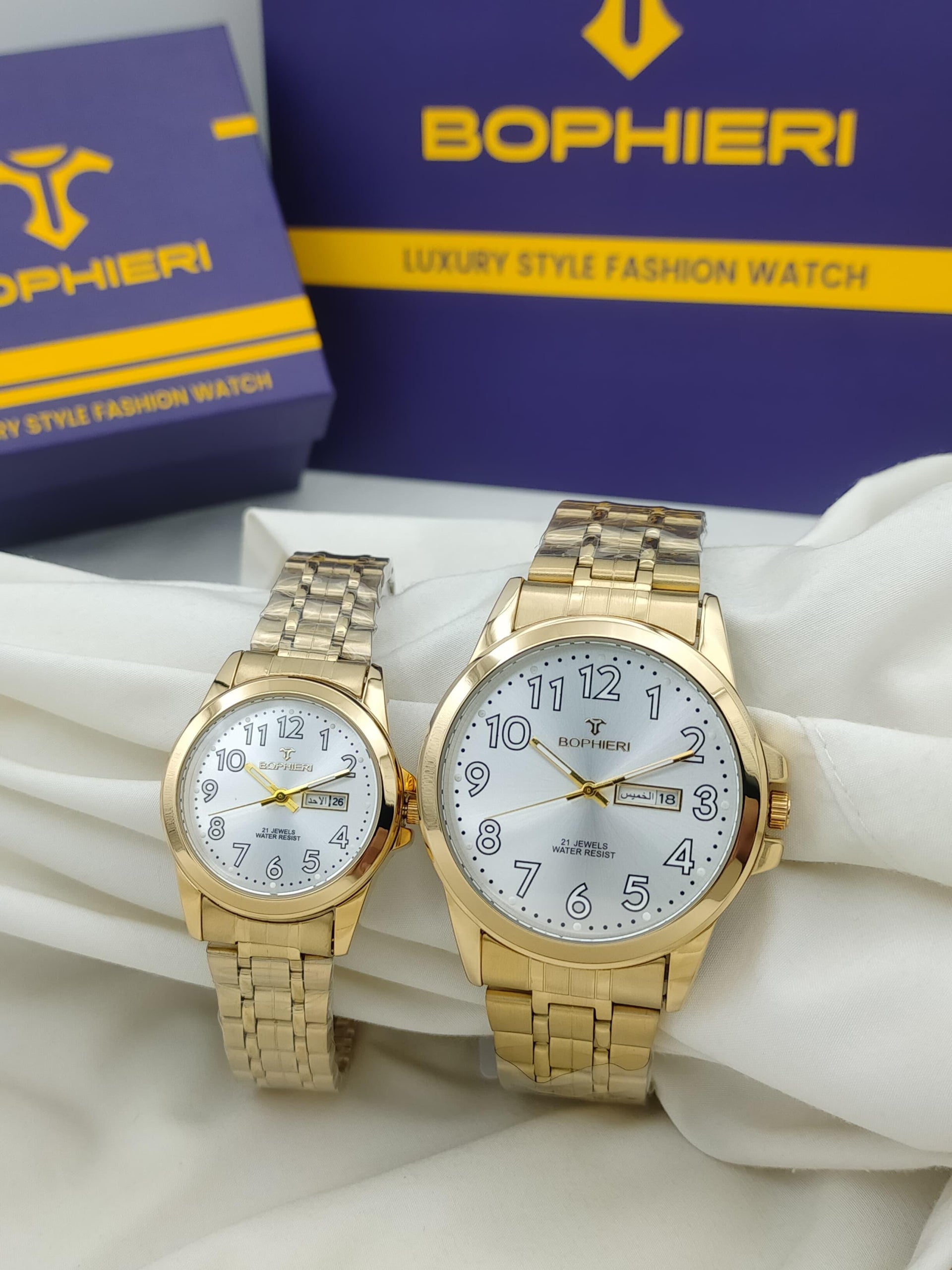 Bophieri Couple Watches - Original Watches - Rosegold, White