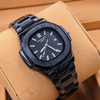 Mens Branded Watch Full Black - Stainless Steel - Premium Finishing