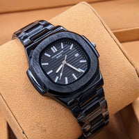 Mens Branded Watch Full Black - Stainless Steel - Premium Finishing